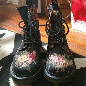 Floral Doc Martins